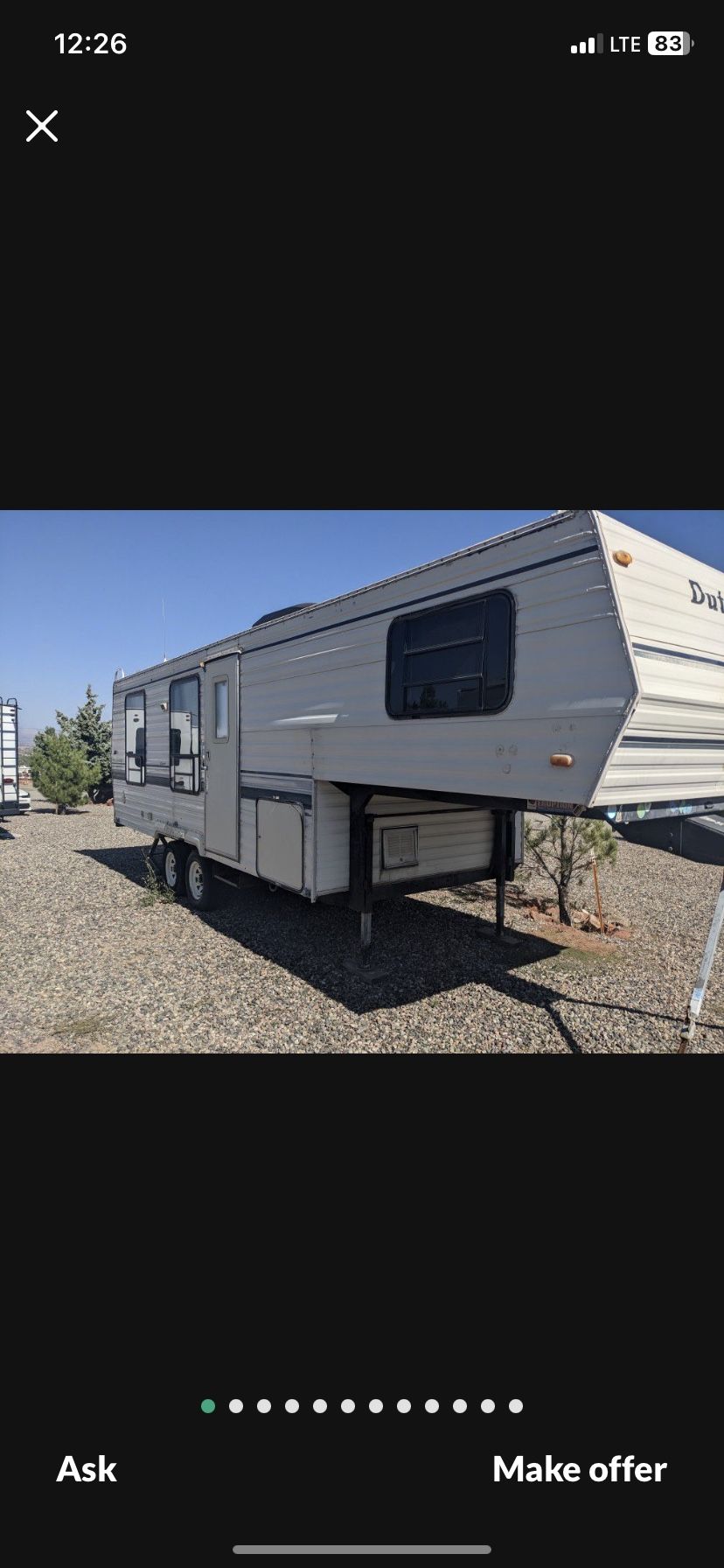 1993 5th Wheel Clean Title 
