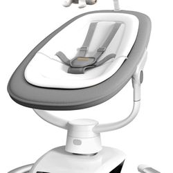 Angelbliss Baby Swing with Custom Motion, 3D-Motion Electric Swing with 6 Unique Motions & 4-Speeds