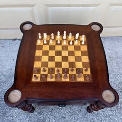 Vintage Chess Table 