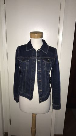 Talbots Dark Wash Denim Jean Jacket XS