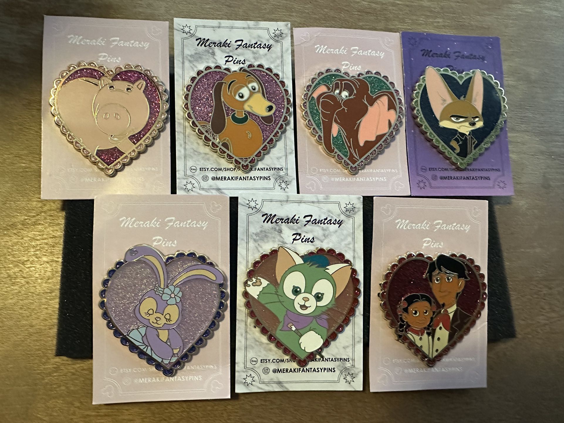 Disney Hearts Fantasy Pins