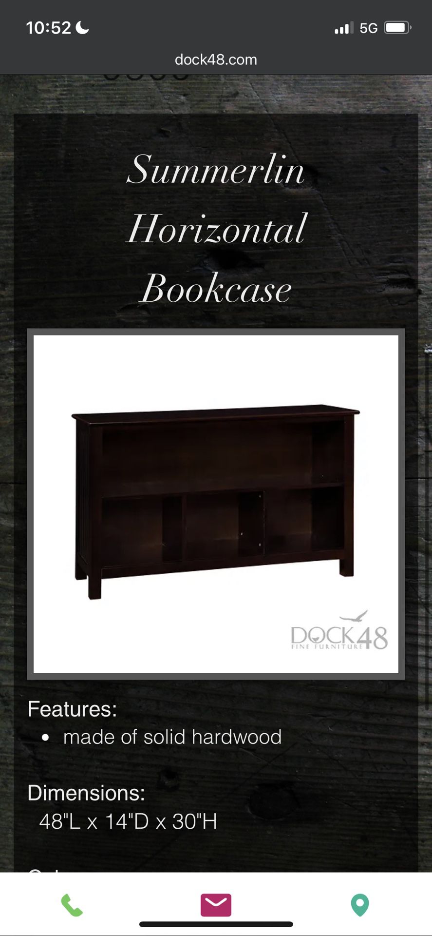 Summerlin Horizontal Bookcase