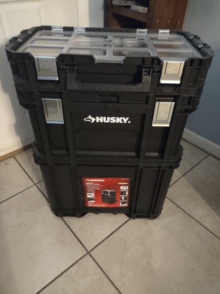 Husky
22 in. Connect Rolling System Plastic Tool Box
