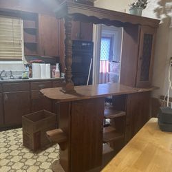 VINTAGE-HARDWOOD BAR