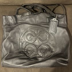 Vintage Coach Tote Handbag