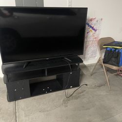 55” Inch TV With Tv Stand 