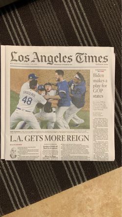 LA Times Dodgers championship