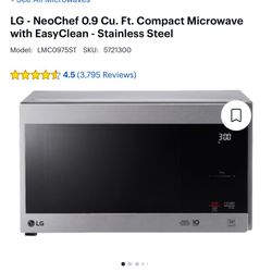 New LG Microwave 