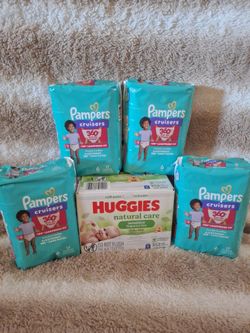 Diapers and wipes bundle