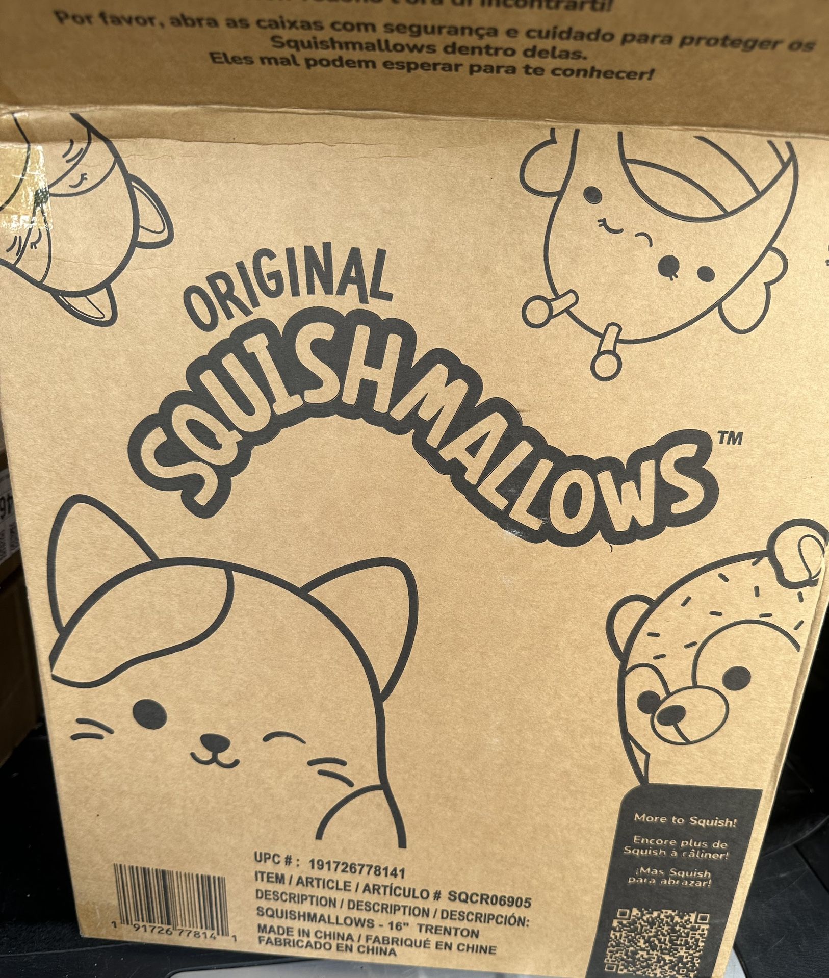 Squishmallows Original 16Inch Trenton Praying Mantis with Beanie Official Jazwares Plush (Large)