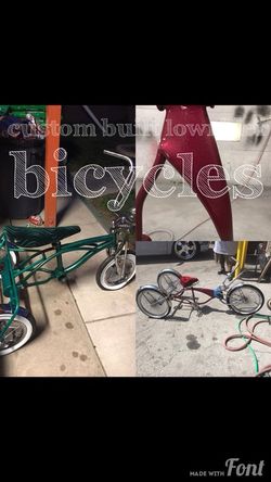 Custom Lowrider bike building