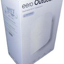 eero - Outdoor 7 Dual-Band Mesh Wi-Fi Router - White