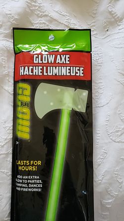 Glow axe hache Halloween