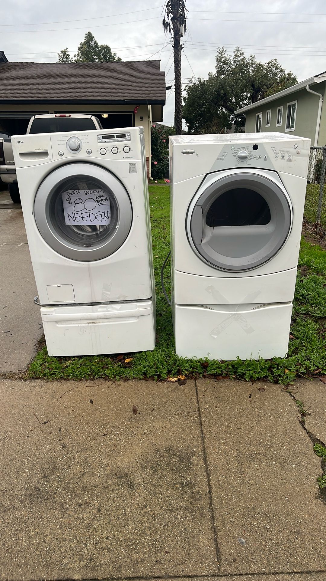 Washer N Dryer Bothe Work