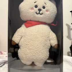 *COMES WITH FREE BTS JIN PC* BT21 OFFICIAL JUMBO RJ PLUSH (IN BOX)