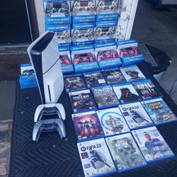 Best buy Has It for $560! No games no extra. I want $420! No games no extra. 2024 PS5 Slim 2nd edition $30! Por game. $35! Ps4 Control & PS5 $50! Cont