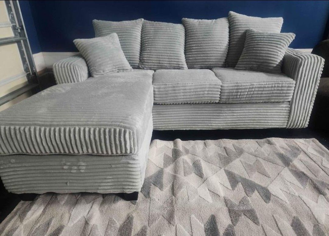 Brand New Artisan Ghost Grey 2pc Chaise Sofas (Tax included in price)
