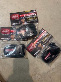 Rawlings chin protectors for baseball helmet green