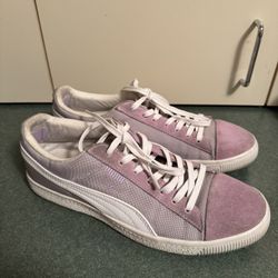 PUMA Clyde X Undftd Ballistic CB Purple/White 353920-04 Men's Trainers Size 8.5