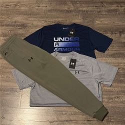Under Armour Mens Shirts & Joggers 