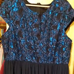 Ladies 2X Sleeveless  Sequence Dress 