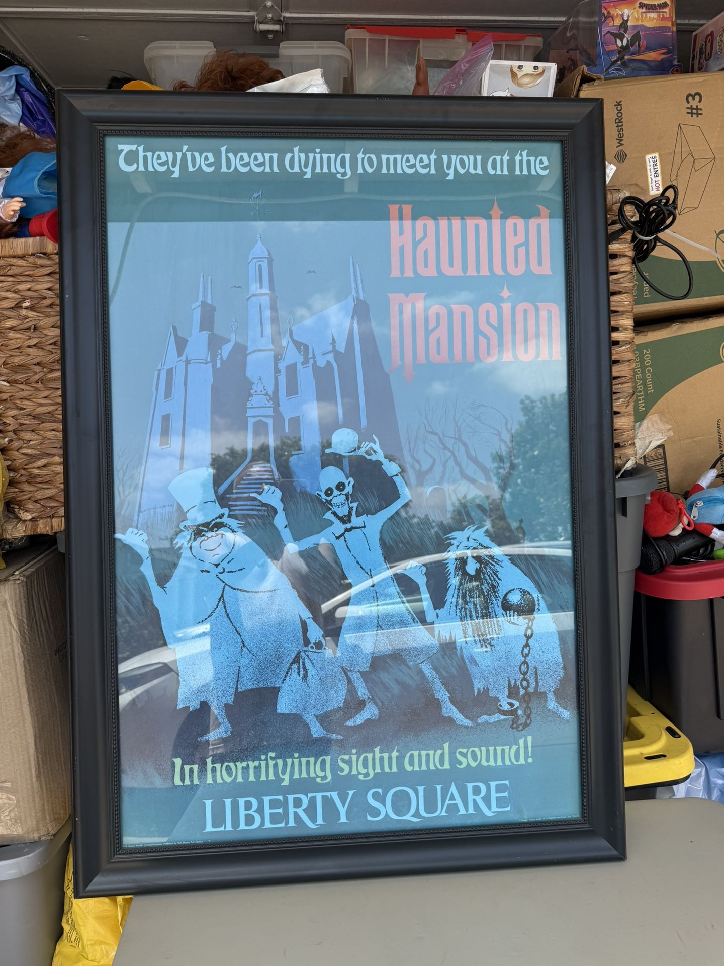 Disney World Haunted Mansion Original Park Attraction Poster