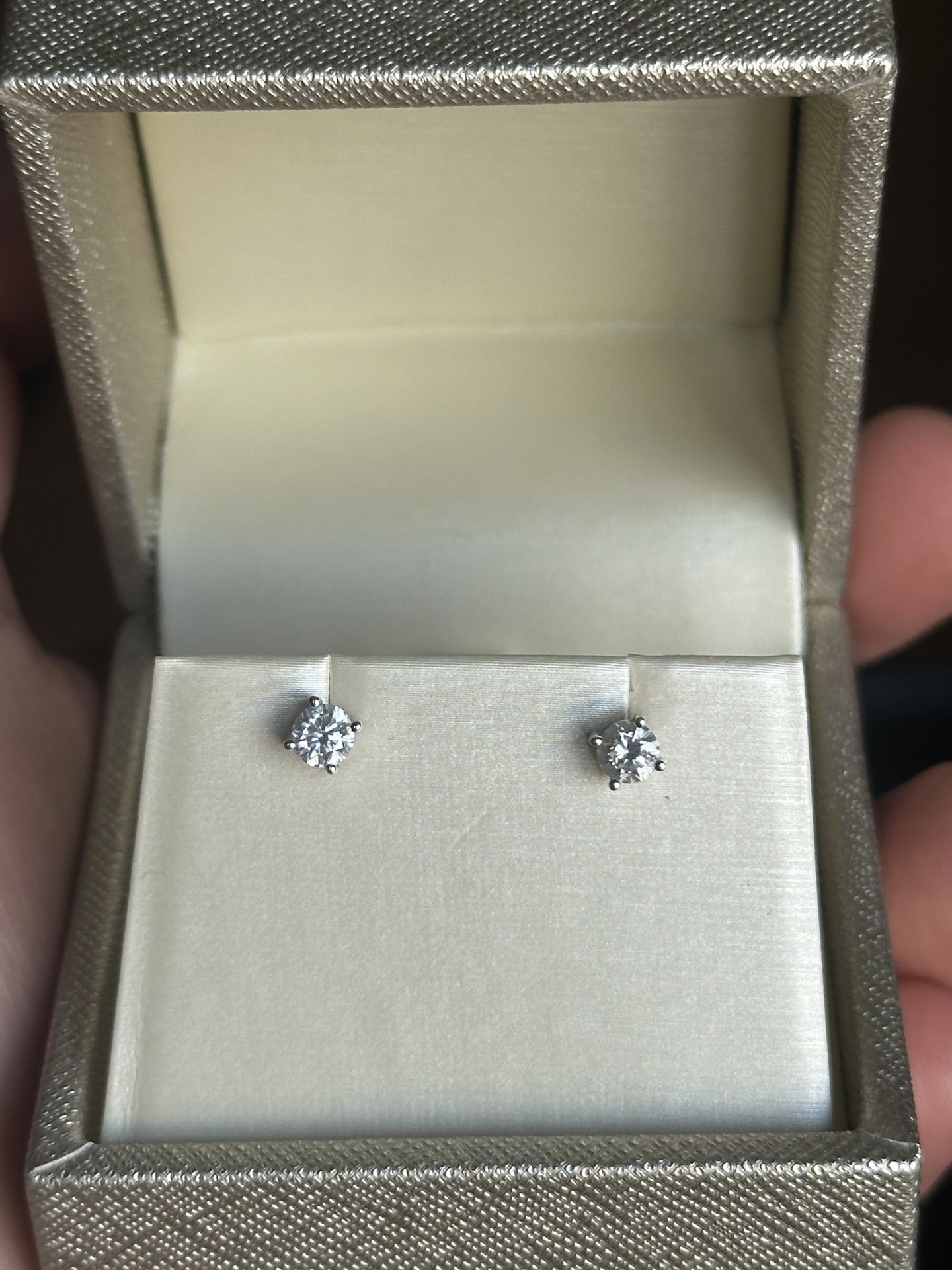 1 Ct Lab Grown Earrings