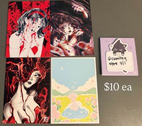 Artist Alley Merch - Anime Expo, LVL UP Expo, & other cons