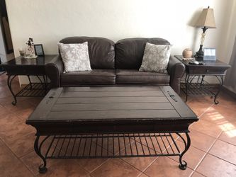 Coffee table and 2 end tables