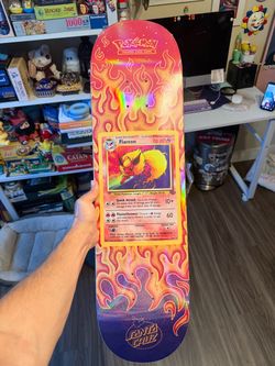 Santa Cruz x Pokemon Vintage Jungle Flareon Skateboard