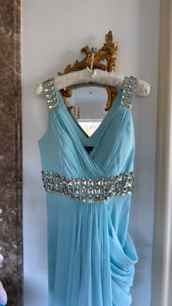 Beautiful Grecian style French Beaded Evening Dress