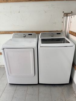 Samsung Washer & Dryer Set – Washer Works – Dryer Sold As-Is