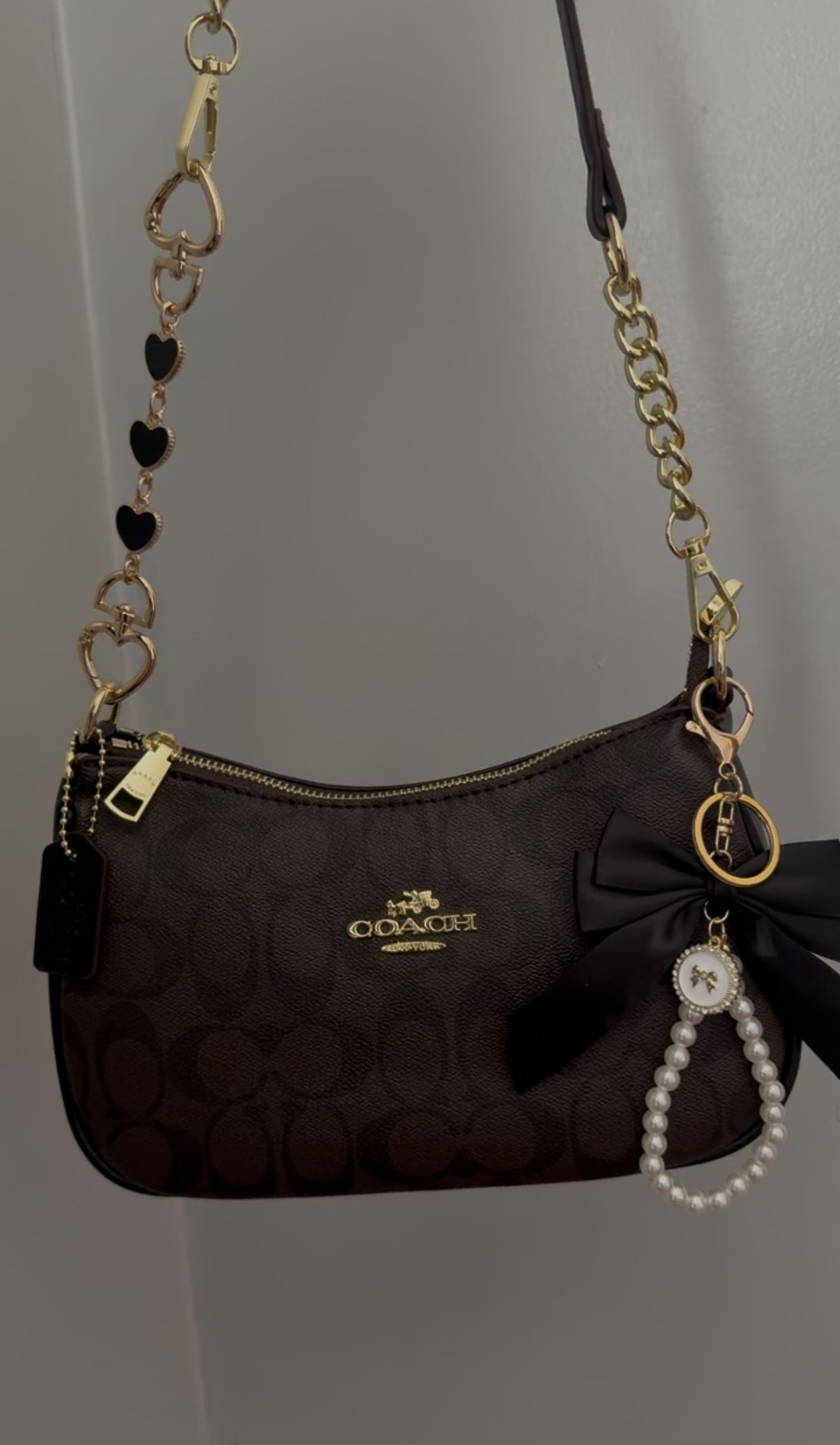 Coach Bag With Charms 