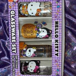 Hello Kitty Halloween Glasses (Set Of 4) 