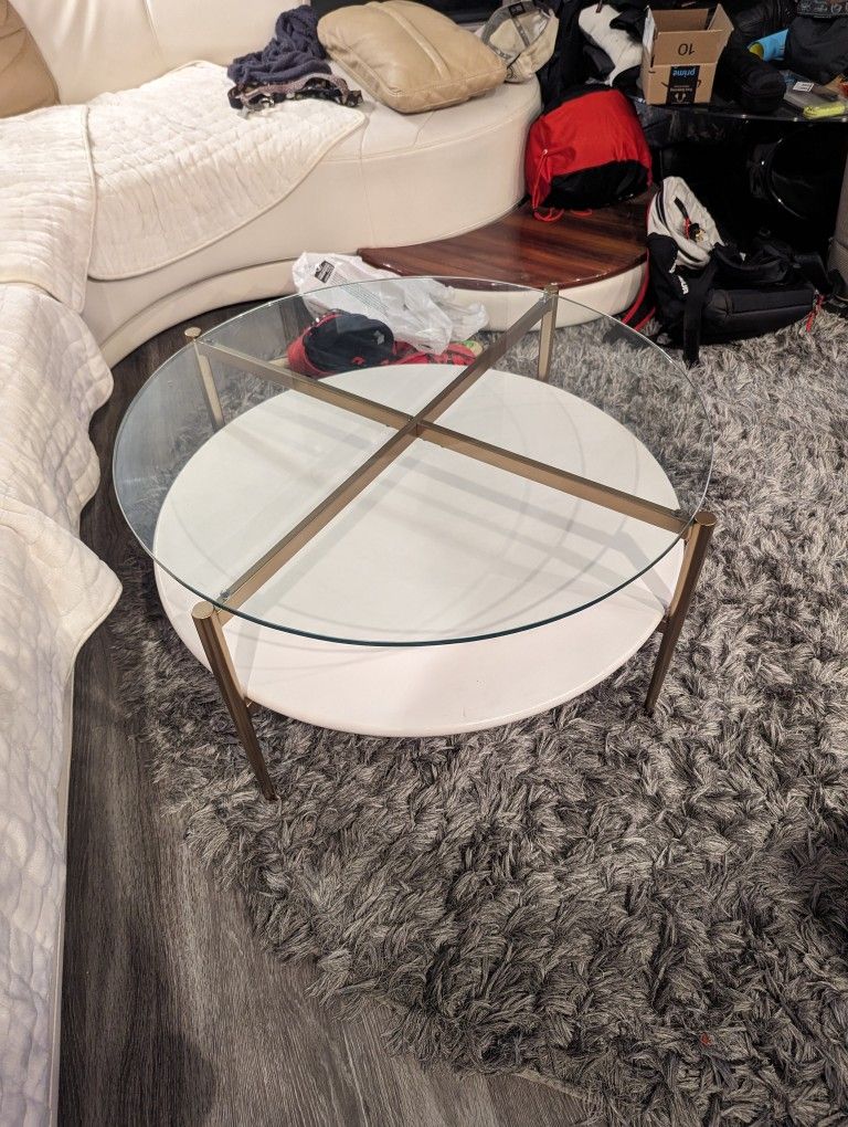 Glass Dining table, Available for immediate pick up!