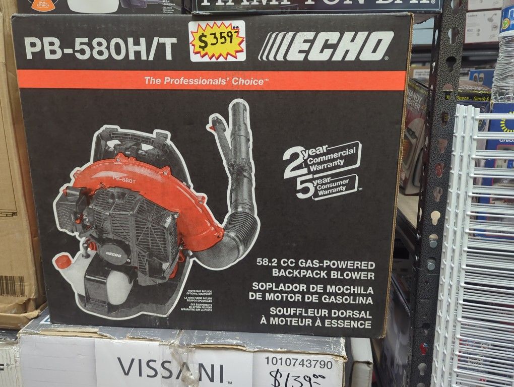 ECHO
216 MPH 517 CFM 58.2cc Gas 2-Stroke Backpack Leaf Blower with Tube Throttle