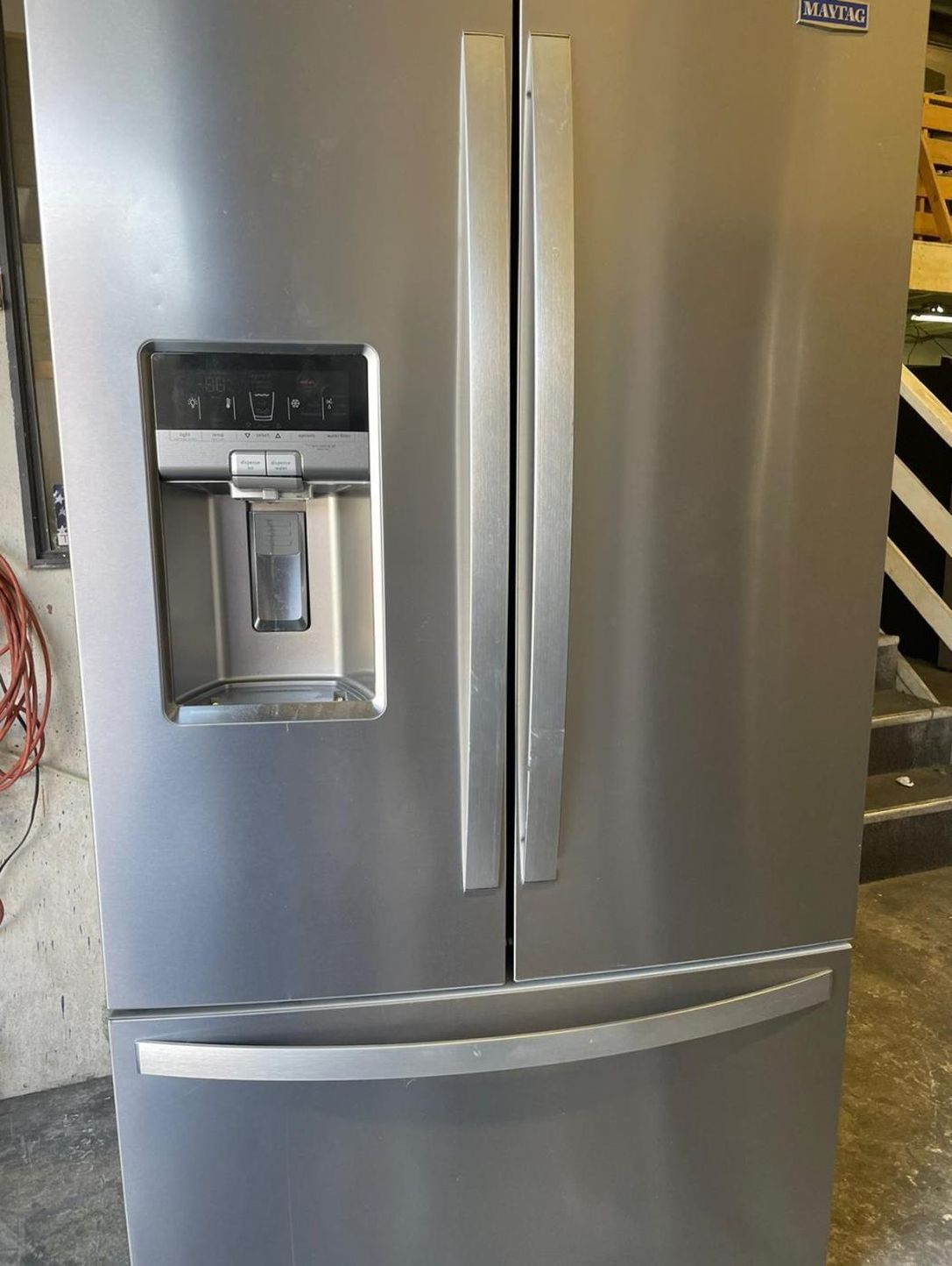 Maytag 3-Door Stainless Steel Refrigerator