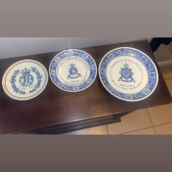 Three Rare Royal Netherlands Air Force Wall Plates 