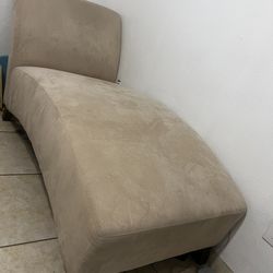 Curved Lounge Bench couch & XL Ottaman