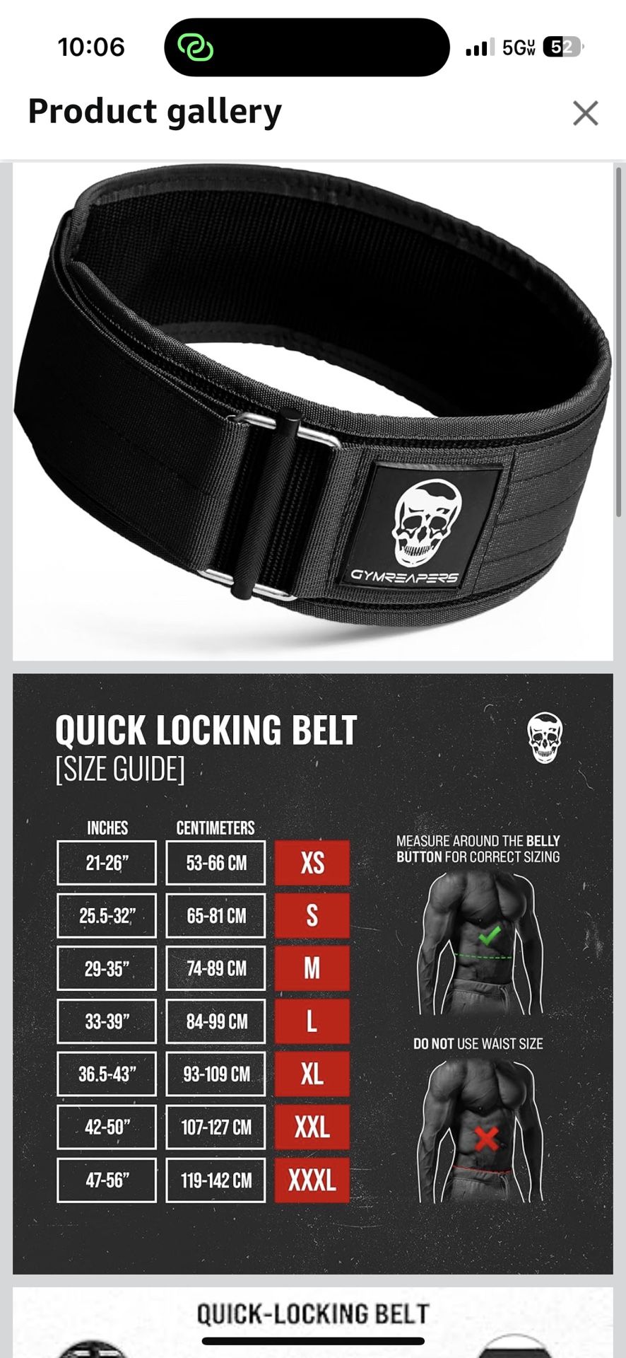 Gym Reaper Belt