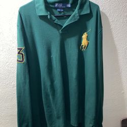 green polo ralph lauren shirt