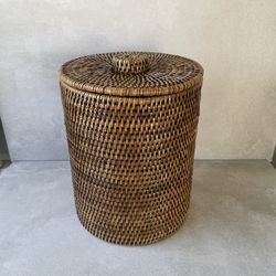 Basket- Rattan With Lid