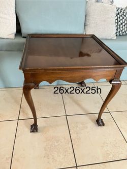 Beautiful side table solid wood