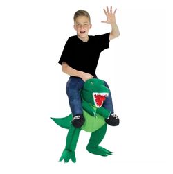 Spirit T-Rex Dinosaur Piggyback Child One Size Fits Most Halloween Costume