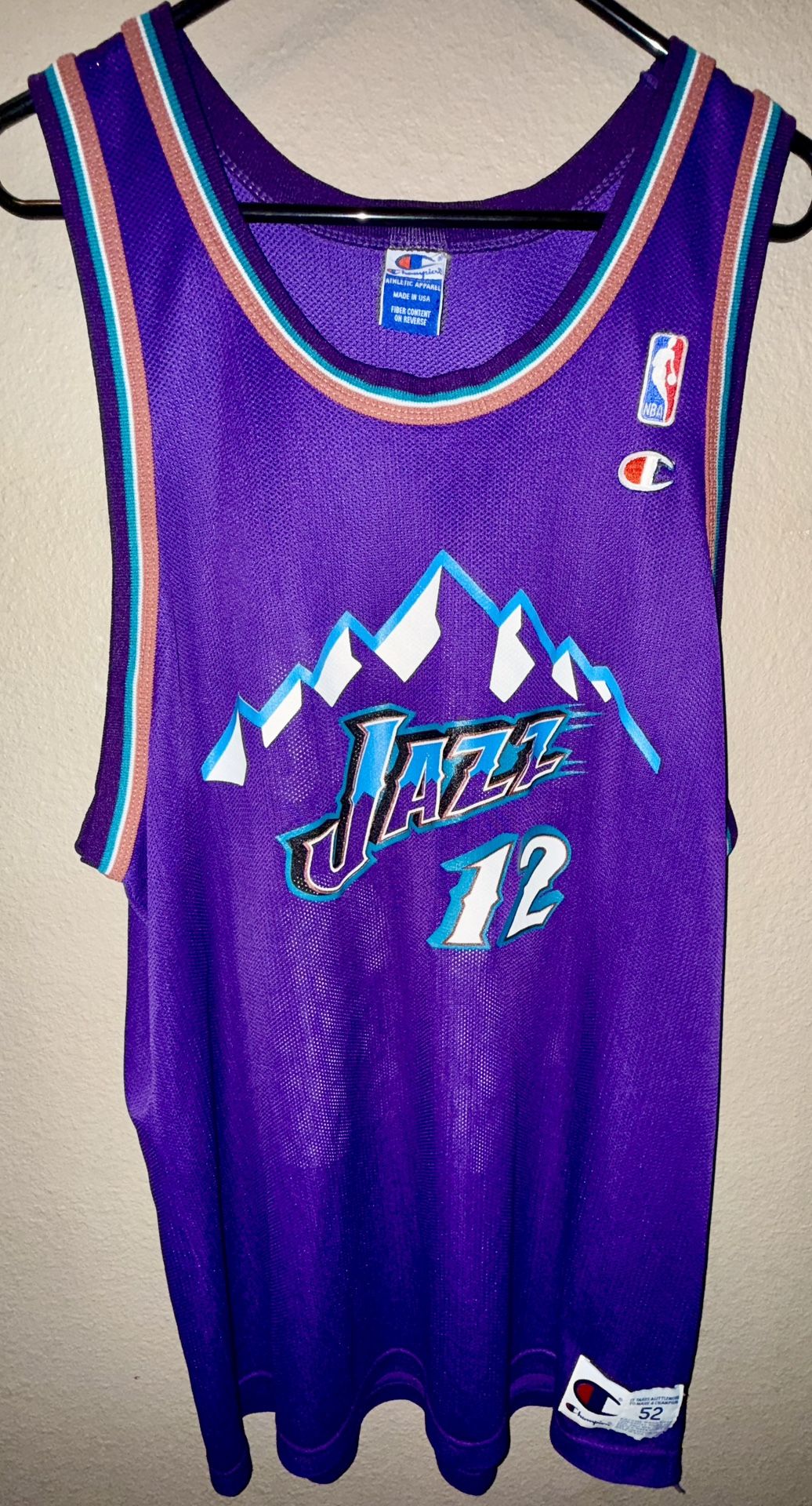 John Stockton Vintage Jersey Champion