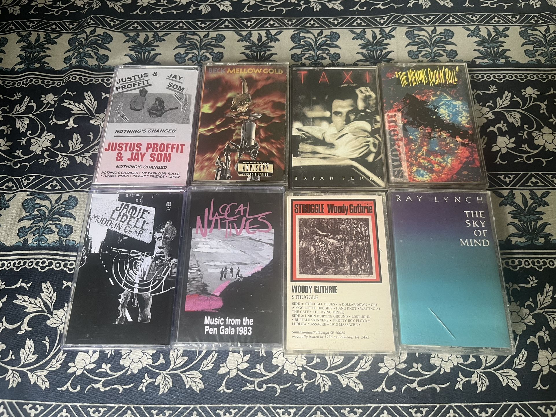 Indie rock cassette tapes Beck, Jay Som, Local Natives