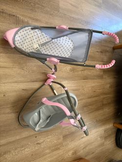 Toy stroller & toy car seat
