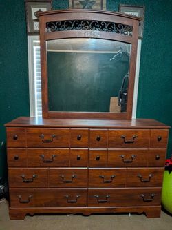 Ashley Furniture Timberline Dresser and Mirror