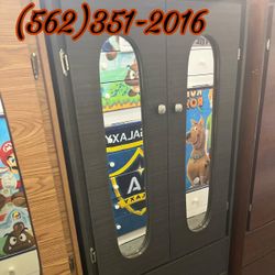 Grey Tall Wardrobe Closet Ropero New Compressed 