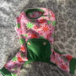 Pink Christmas Dog Sweater 